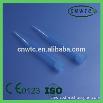 disposable blue pipette tip